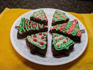 Holiday Brownie Trees