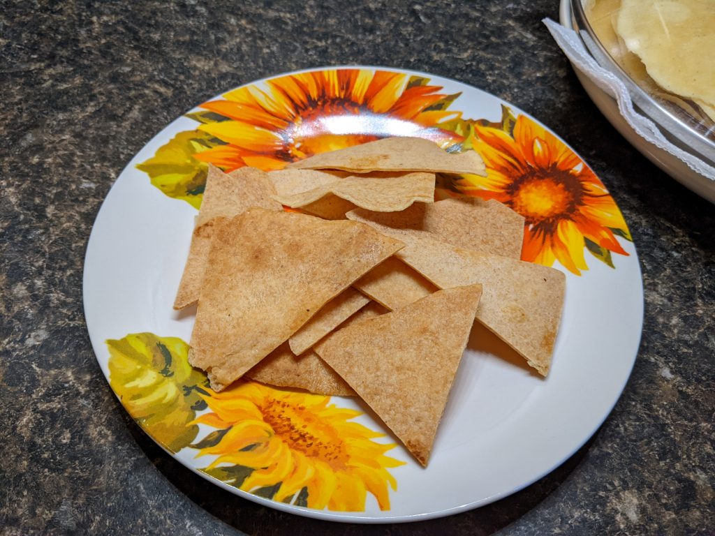 Corn flour tortilla chips.